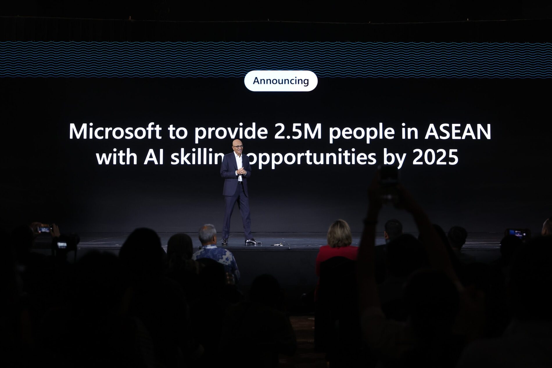 Microsoft CEO announce AI Skilling opportunity in ASEAN